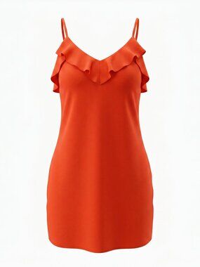 Felicity & Coco Fire Coral Slip Dress